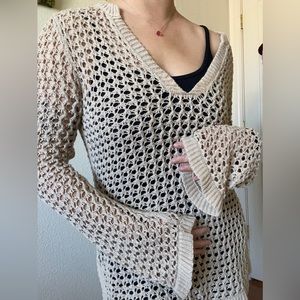 Michael Kors Crochet Sweater